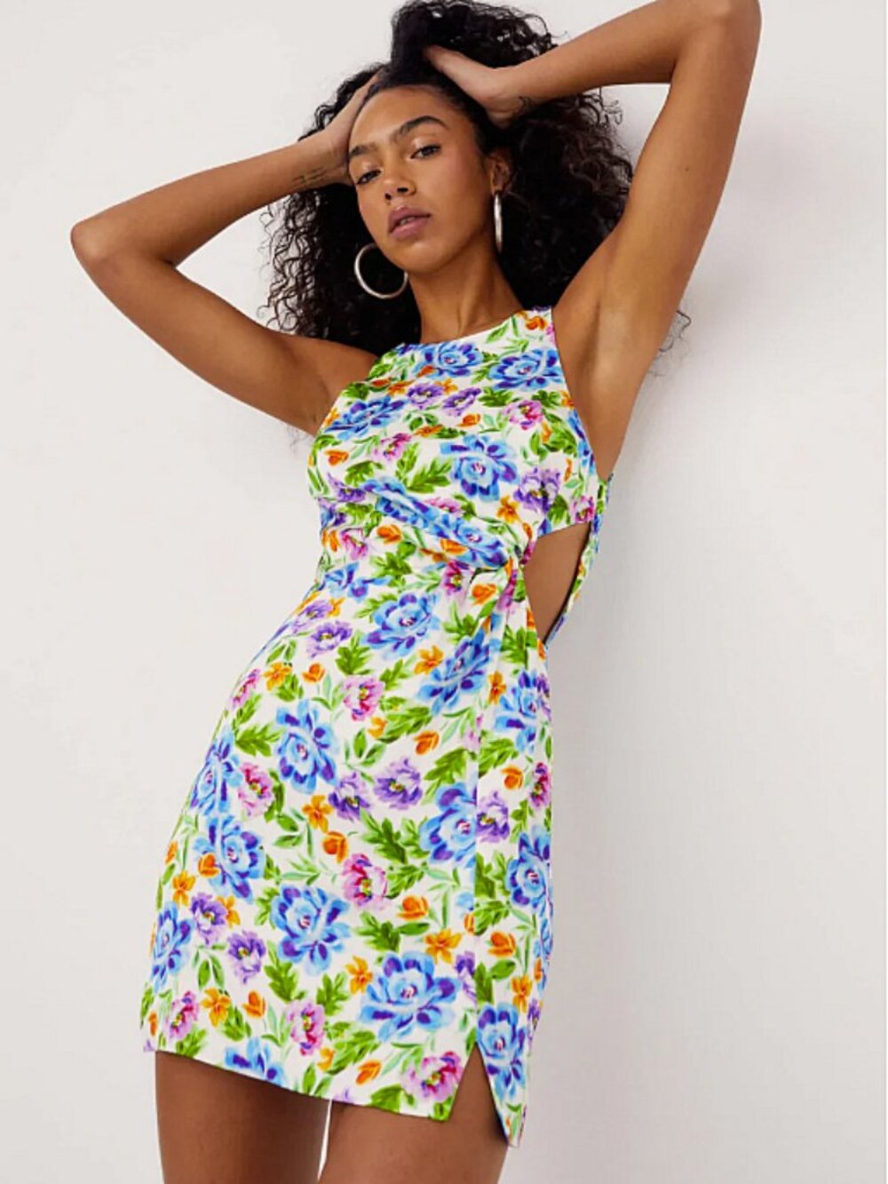 NWT For Love & Lemons Lucy Floral Mini Dress Size XS